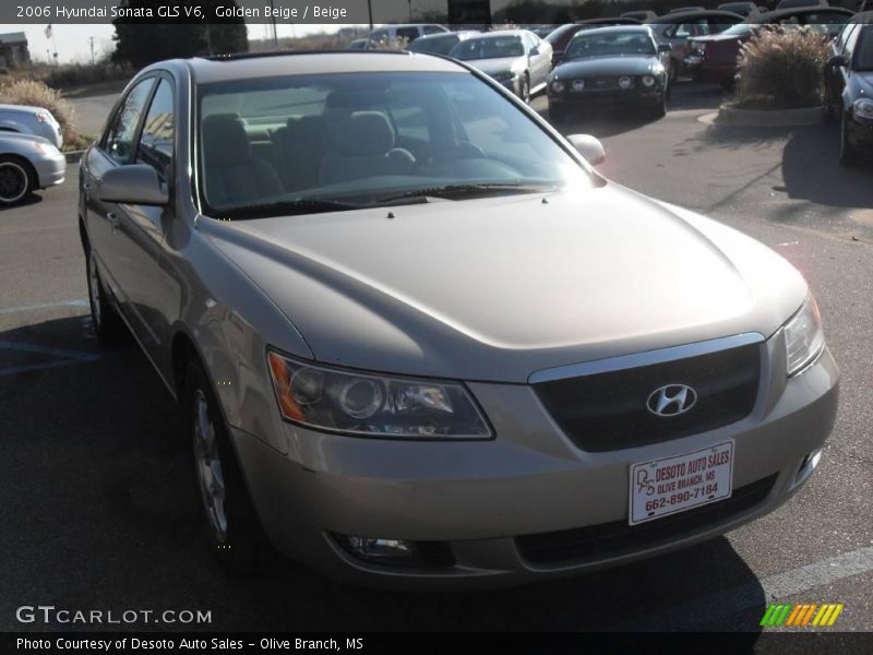 Golden Beige / Beige 2006 Hyundai Sonata GLS V6