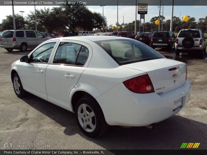 Summit White / Gray 2008 Chevrolet Cobalt LT Sedan