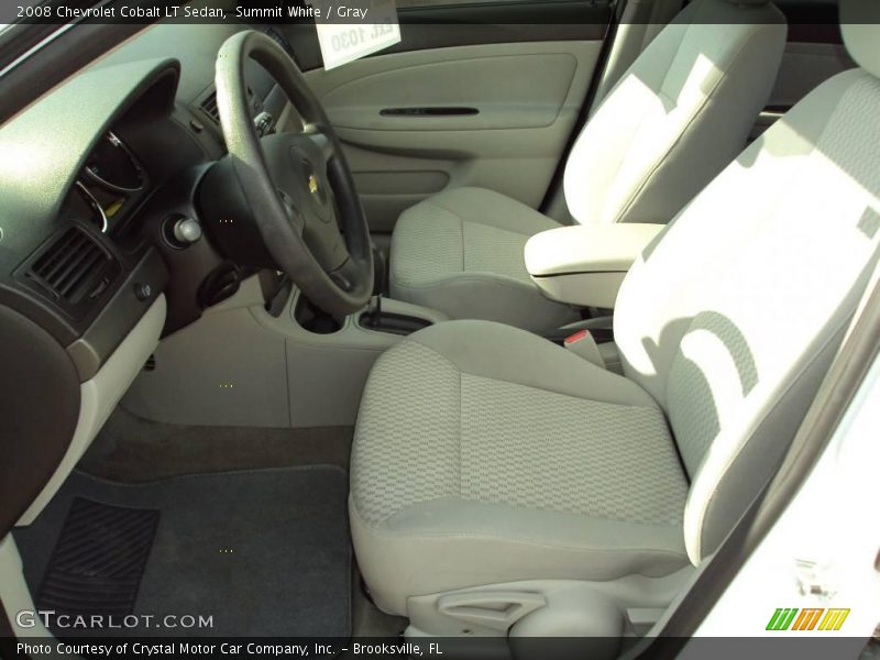 Summit White / Gray 2008 Chevrolet Cobalt LT Sedan