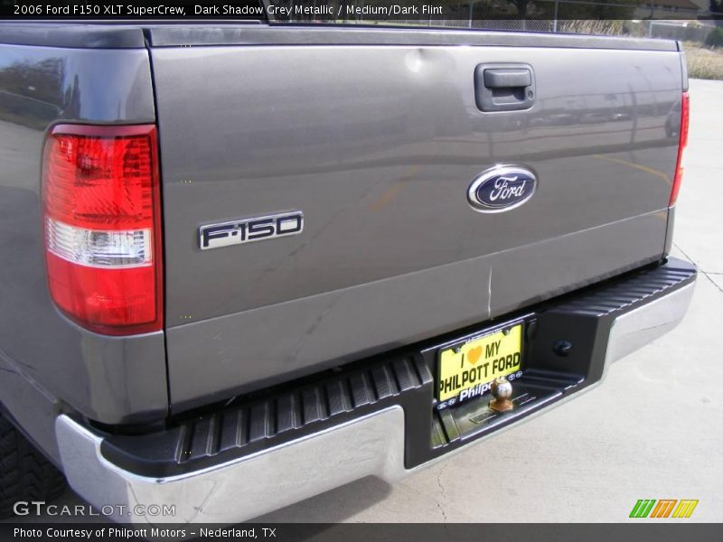 Dark Shadow Grey Metallic / Medium/Dark Flint 2006 Ford F150 XLT SuperCrew