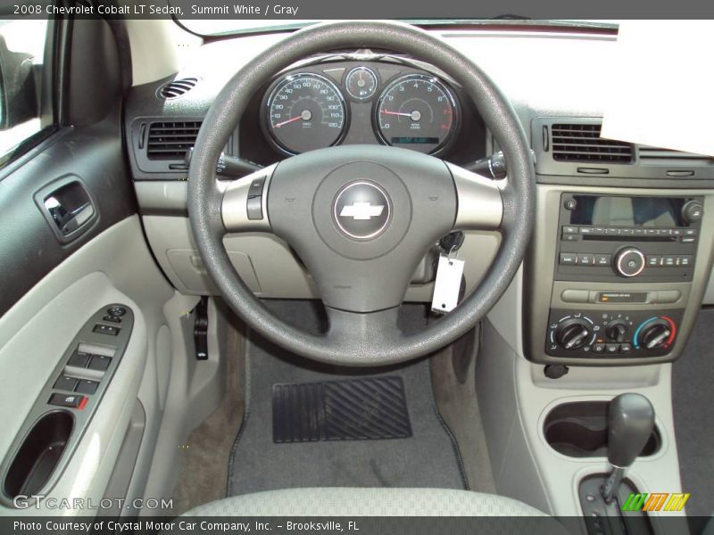 Summit White / Gray 2008 Chevrolet Cobalt LT Sedan