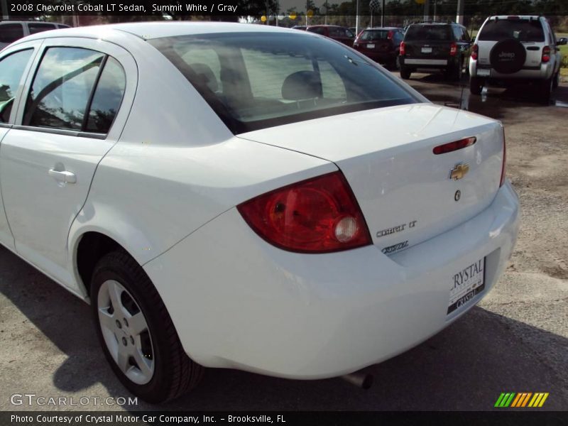 Summit White / Gray 2008 Chevrolet Cobalt LT Sedan
