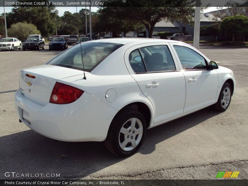 Summit White / Gray 2008 Chevrolet Cobalt LT Sedan