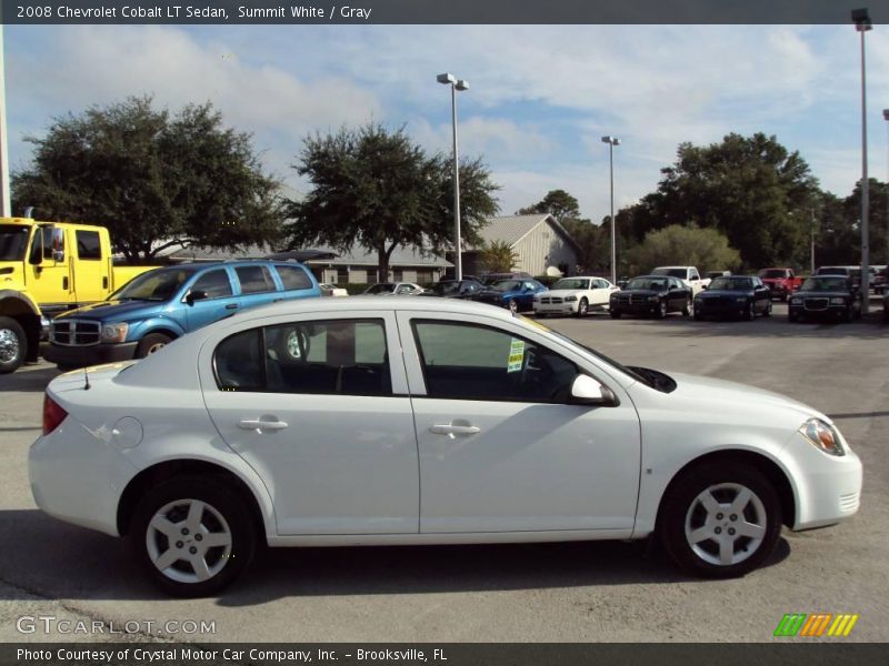 Summit White / Gray 2008 Chevrolet Cobalt LT Sedan