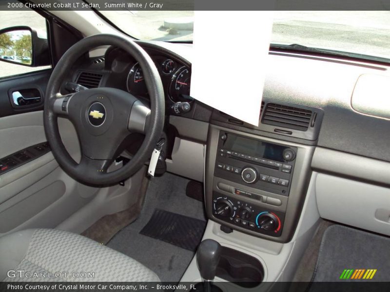 Summit White / Gray 2008 Chevrolet Cobalt LT Sedan
