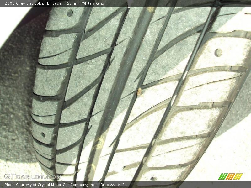 Summit White / Gray 2008 Chevrolet Cobalt LT Sedan