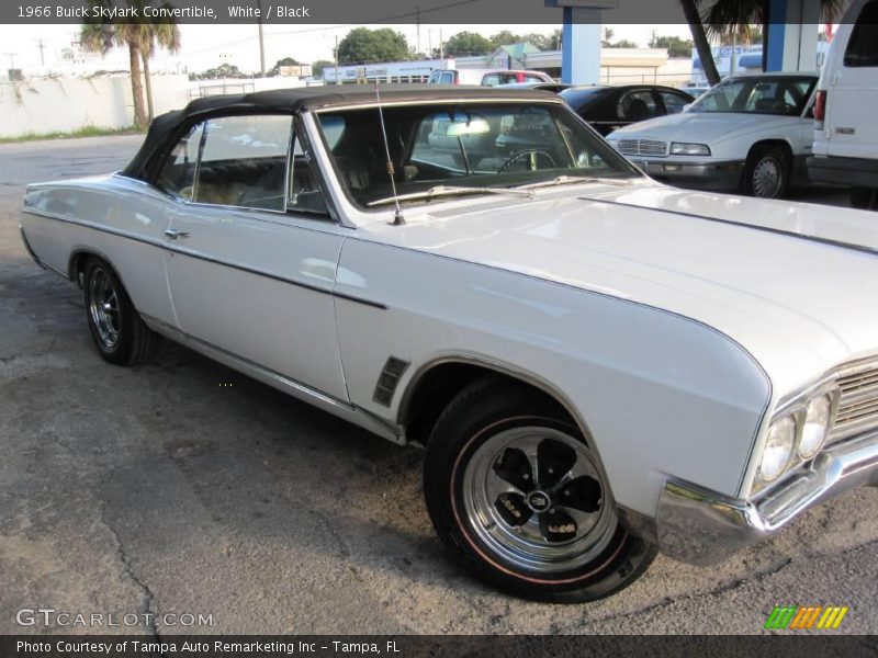 White / Black 1966 Buick Skylark Convertible