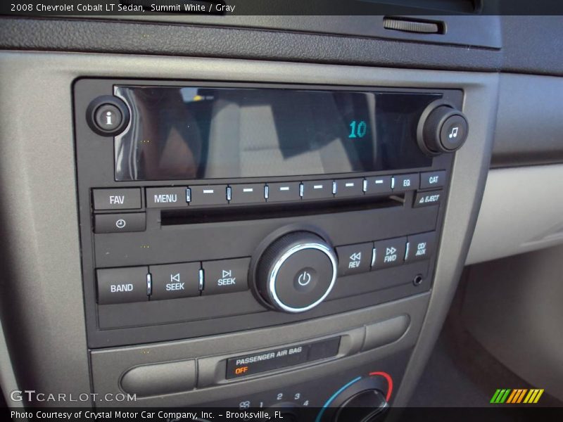 Summit White / Gray 2008 Chevrolet Cobalt LT Sedan