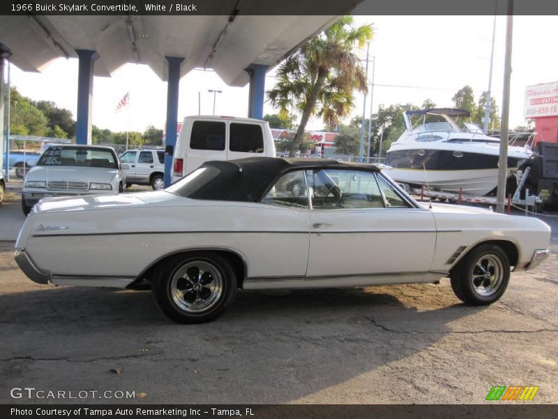 White / Black 1966 Buick Skylark Convertible