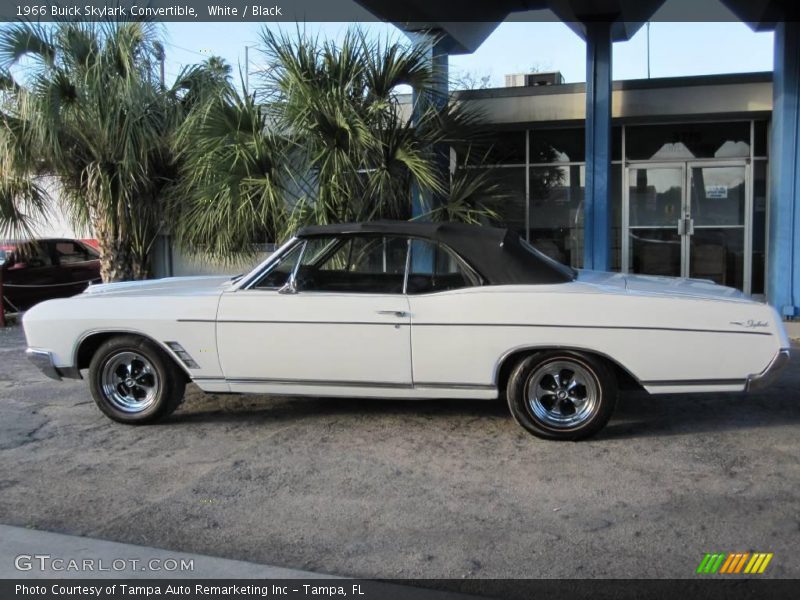 White / Black 1966 Buick Skylark Convertible