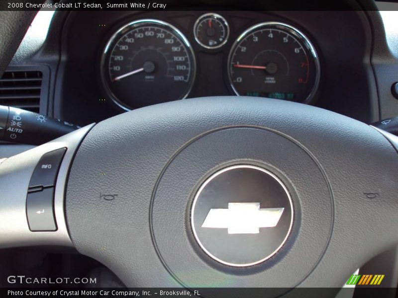 Summit White / Gray 2008 Chevrolet Cobalt LT Sedan