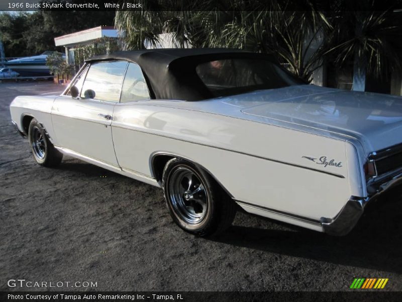 White / Black 1966 Buick Skylark Convertible