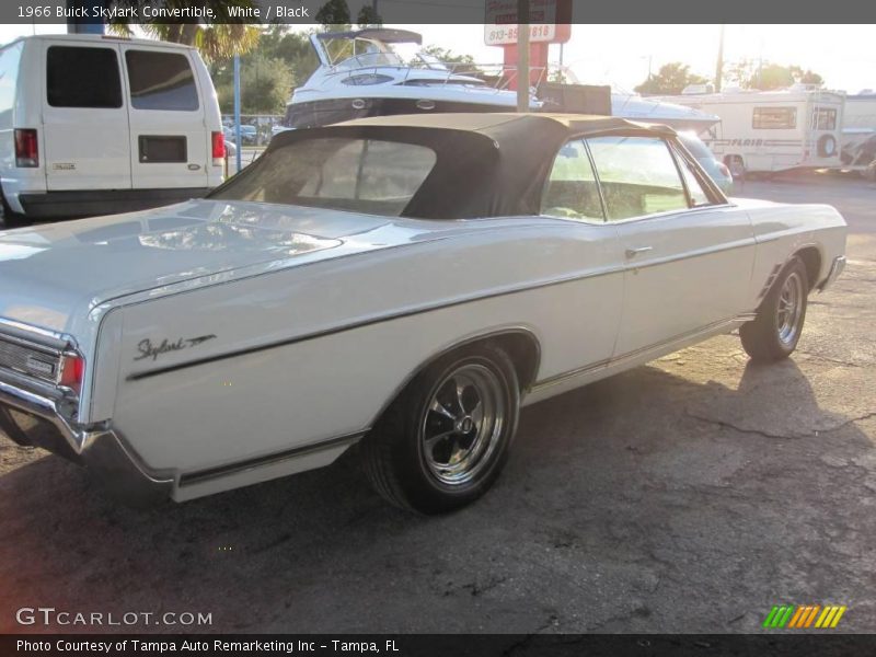 White / Black 1966 Buick Skylark Convertible