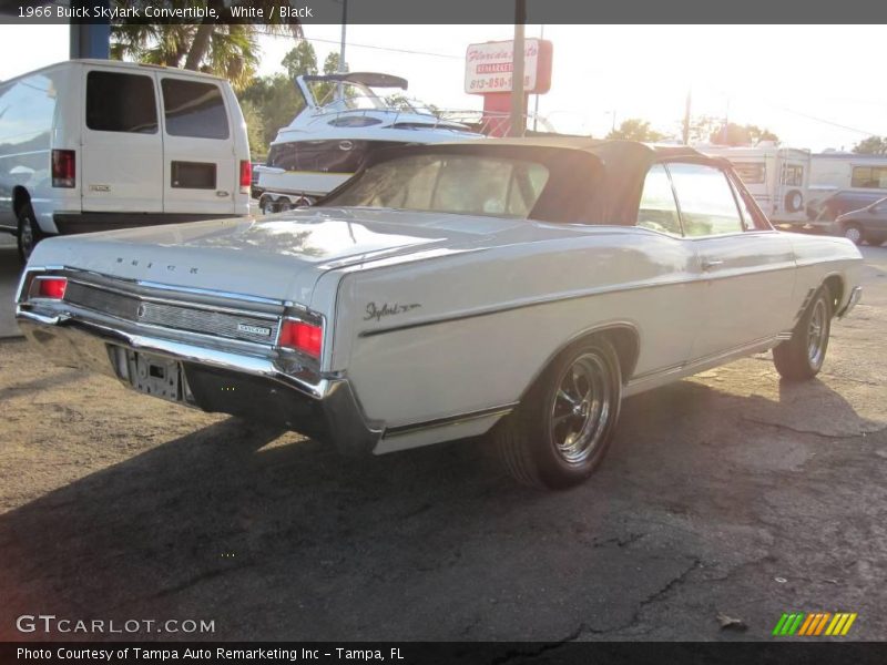 White / Black 1966 Buick Skylark Convertible