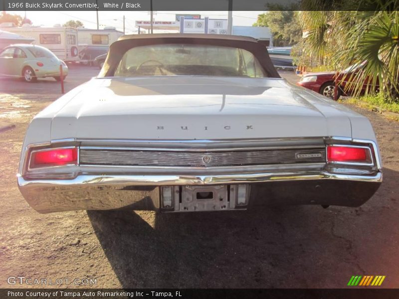 White / Black 1966 Buick Skylark Convertible