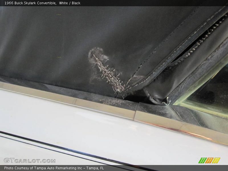 White / Black 1966 Buick Skylark Convertible