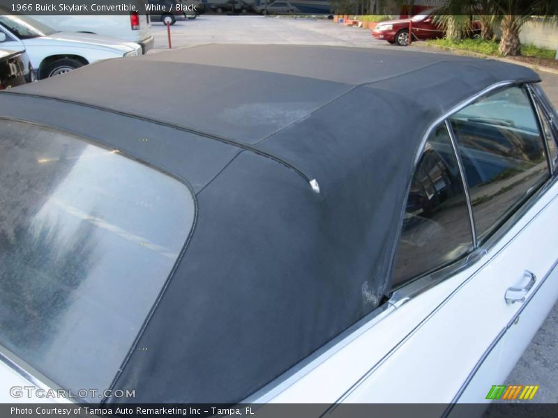 White / Black 1966 Buick Skylark Convertible
