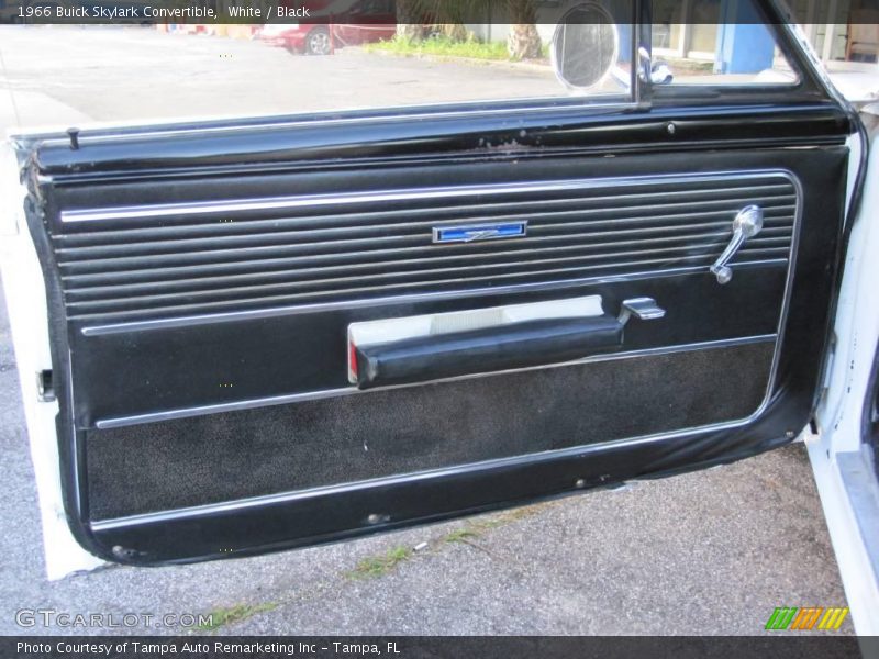 White / Black 1966 Buick Skylark Convertible