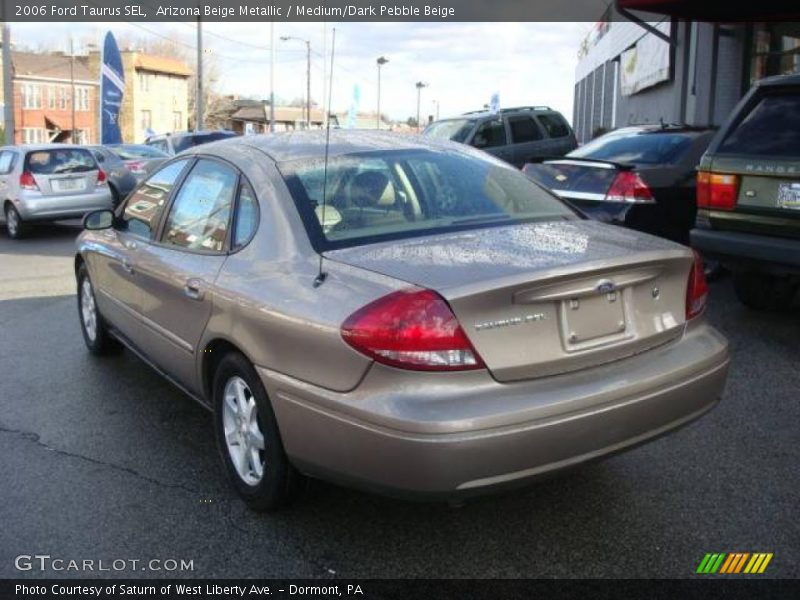 Arizona Beige Metallic / Medium/Dark Pebble Beige 2006 Ford Taurus SEL