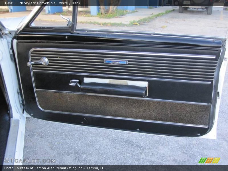 White / Black 1966 Buick Skylark Convertible