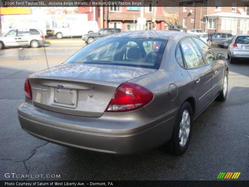 Arizona Beige Metallic / Medium/Dark Pebble Beige 2006 Ford Taurus SEL