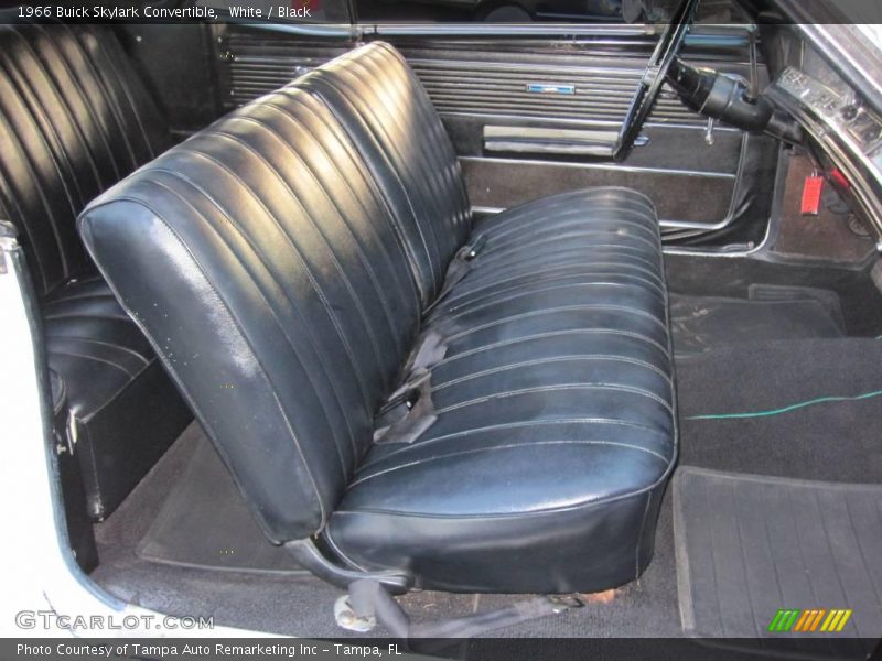 White / Black 1966 Buick Skylark Convertible