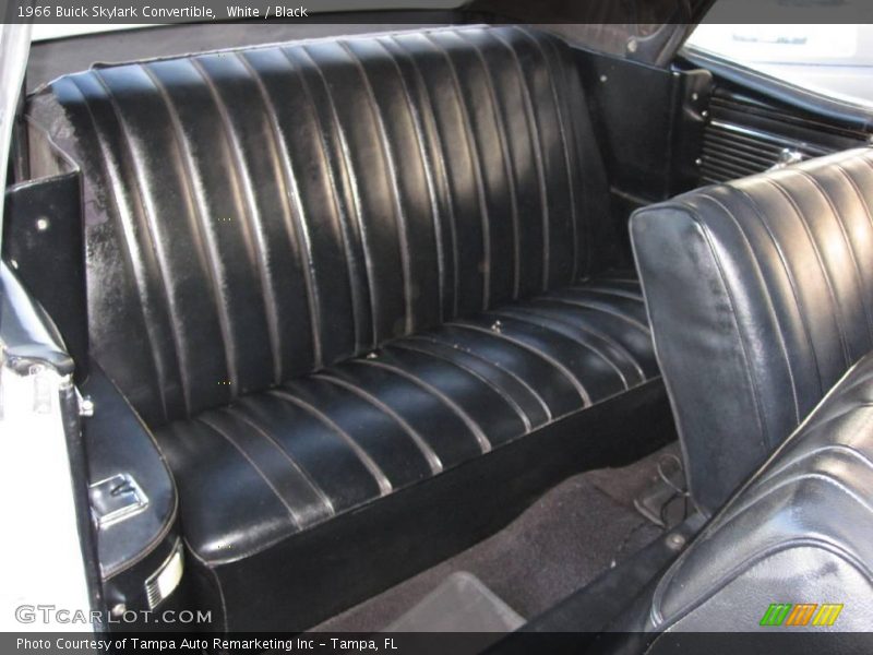 White / Black 1966 Buick Skylark Convertible