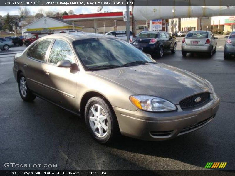 Arizona Beige Metallic / Medium/Dark Pebble Beige 2006 Ford Taurus SEL