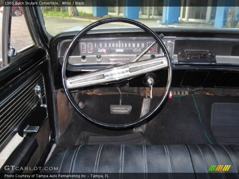 White / Black 1966 Buick Skylark Convertible