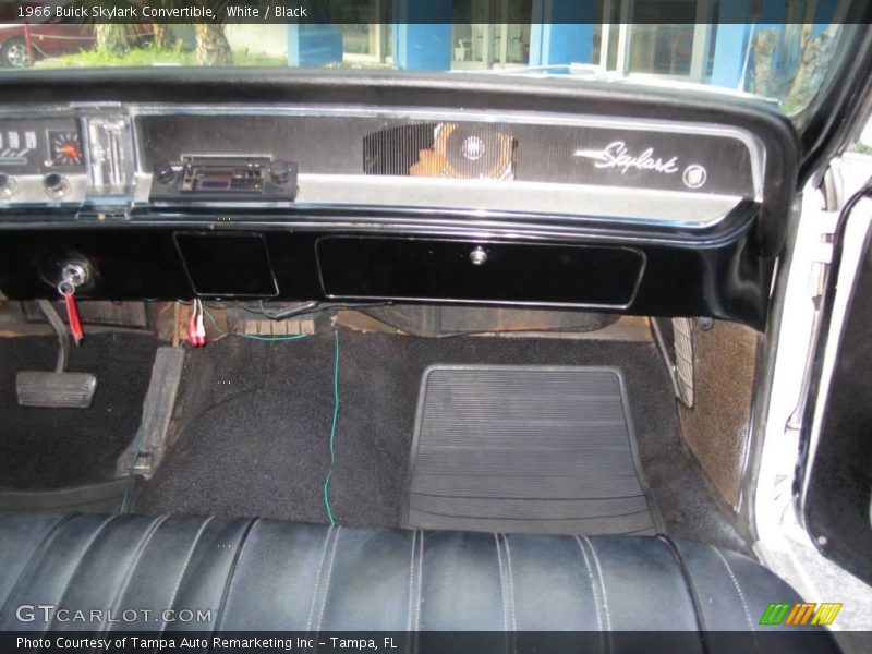 White / Black 1966 Buick Skylark Convertible