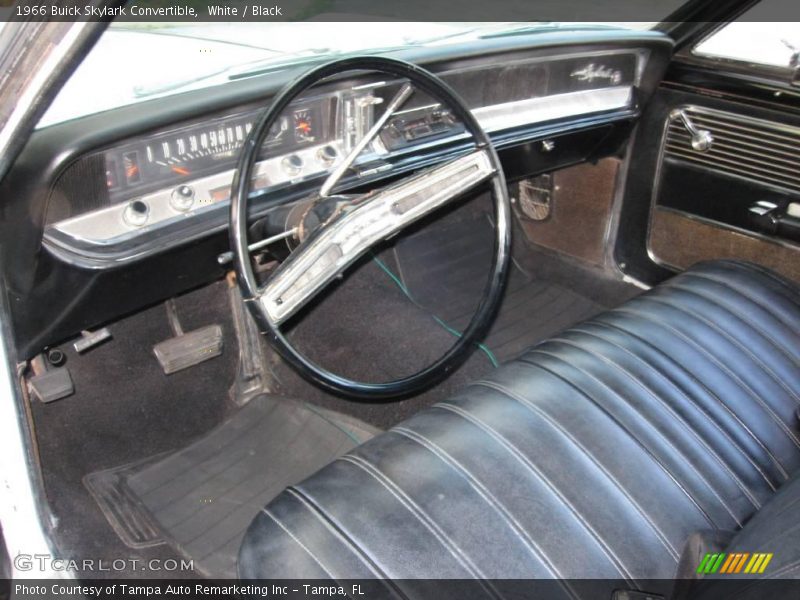 White / Black 1966 Buick Skylark Convertible