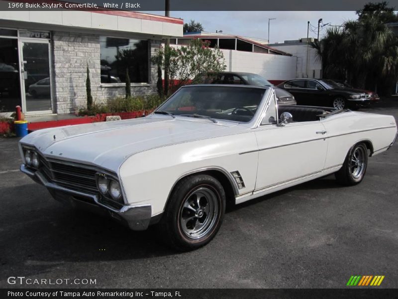 White / Black 1966 Buick Skylark Convertible