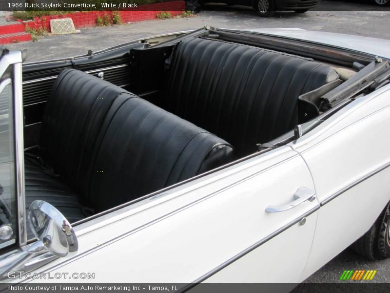 White / Black 1966 Buick Skylark Convertible