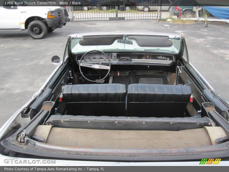 White / Black 1966 Buick Skylark Convertible