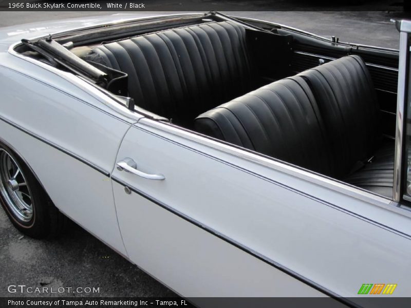 White / Black 1966 Buick Skylark Convertible