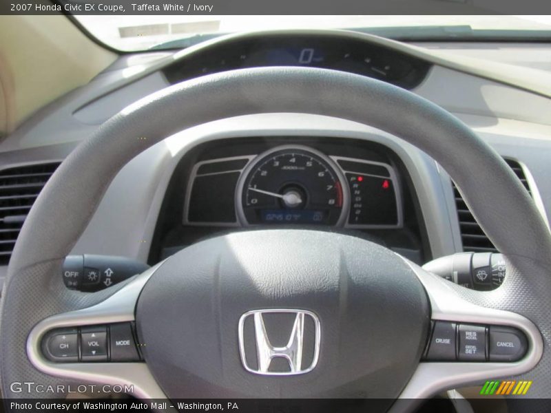 Taffeta White / Ivory 2007 Honda Civic EX Coupe