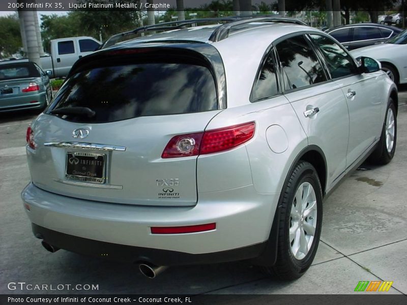 Liquid Platinum Metallic / Graphite 2006 Infiniti FX 35