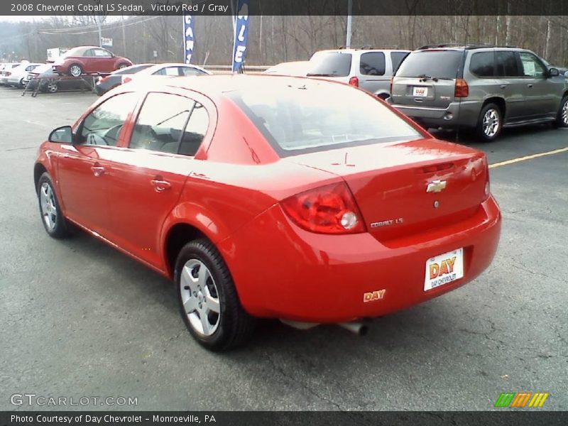 Victory Red / Gray 2008 Chevrolet Cobalt LS Sedan