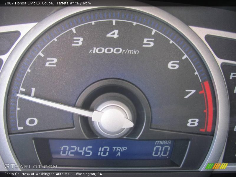 Taffeta White / Ivory 2007 Honda Civic EX Coupe