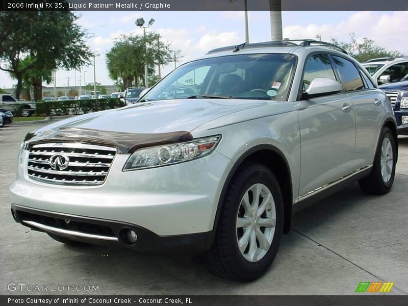 Liquid Platinum Metallic / Graphite 2006 Infiniti FX 35