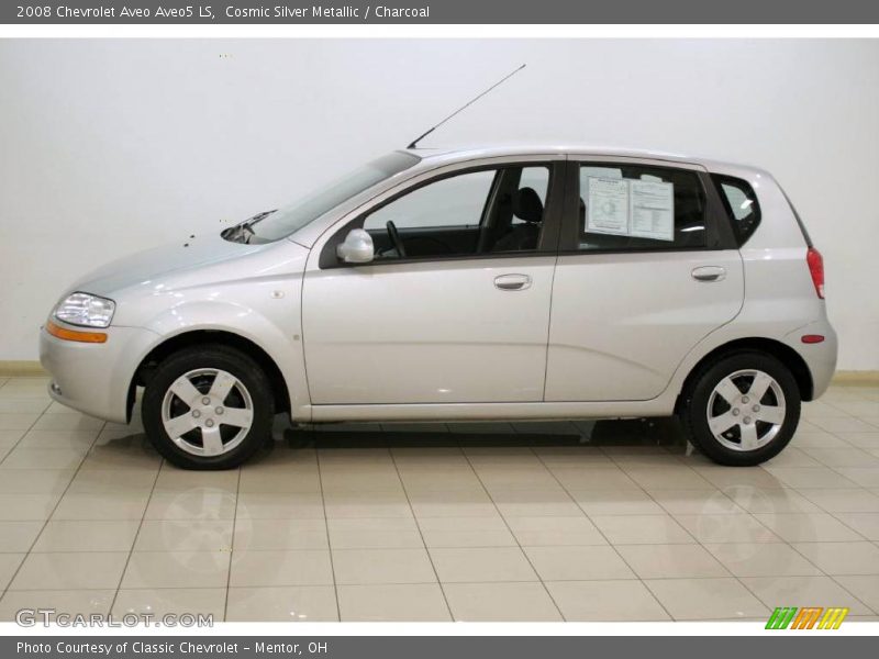 Cosmic Silver Metallic / Charcoal 2008 Chevrolet Aveo Aveo5 LS