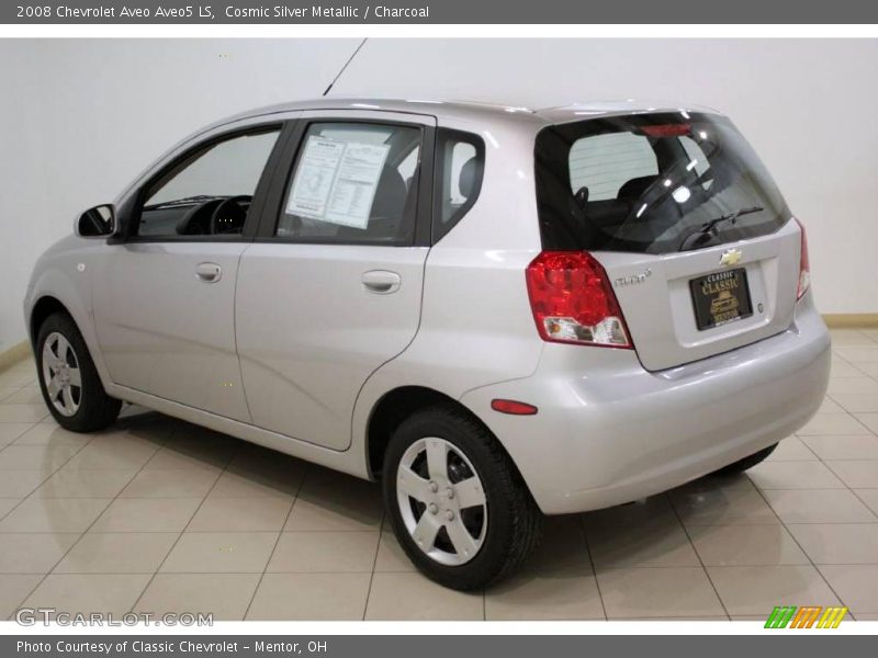 Cosmic Silver Metallic / Charcoal 2008 Chevrolet Aveo Aveo5 LS