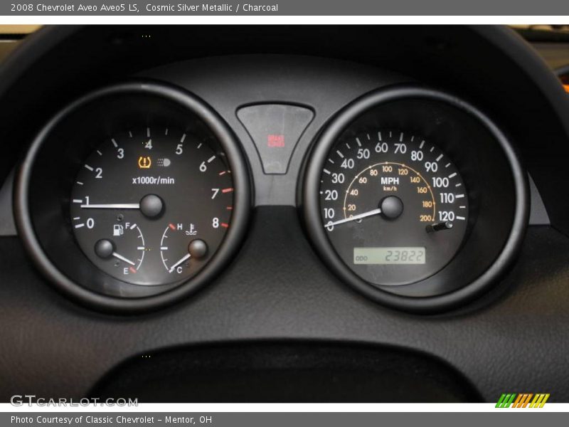 Cosmic Silver Metallic / Charcoal 2008 Chevrolet Aveo Aveo5 LS