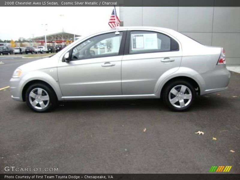 Cosmic Silver Metallic / Charcoal 2008 Chevrolet Aveo LS Sedan