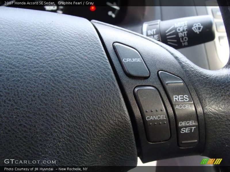 Graphite Pearl / Gray 2007 Honda Accord SE Sedan