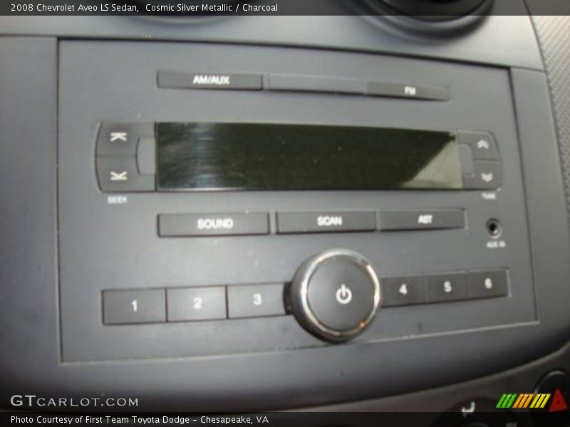 Cosmic Silver Metallic / Charcoal 2008 Chevrolet Aveo LS Sedan