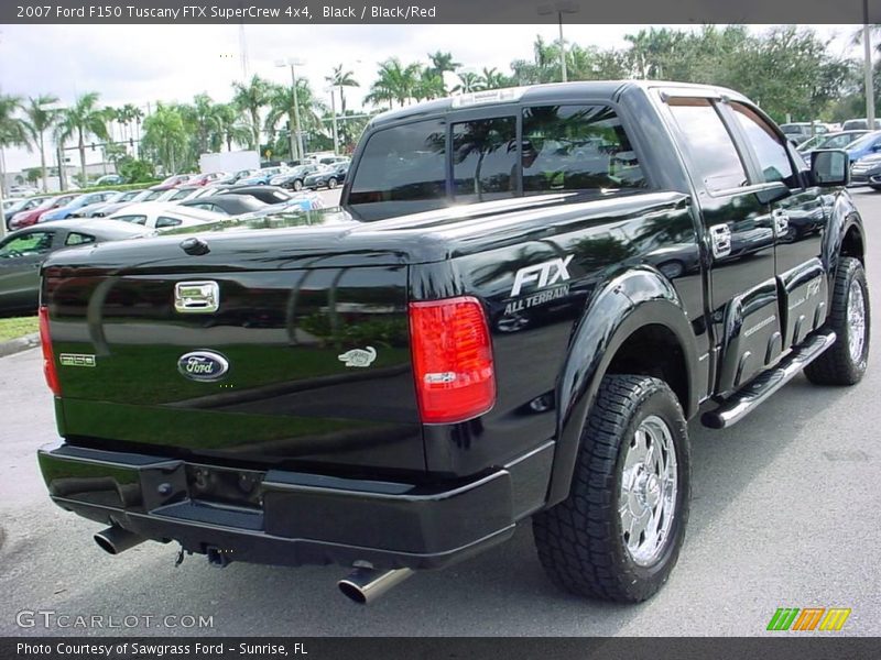 Black / Black/Red 2007 Ford F150 Tuscany FTX SuperCrew 4x4