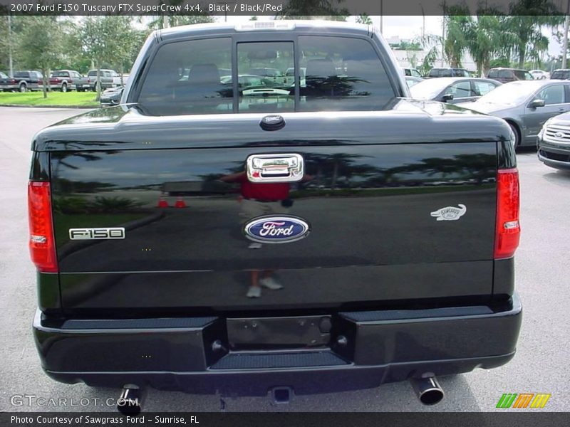 Black / Black/Red 2007 Ford F150 Tuscany FTX SuperCrew 4x4