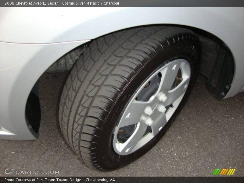 Cosmic Silver Metallic / Charcoal 2008 Chevrolet Aveo LS Sedan