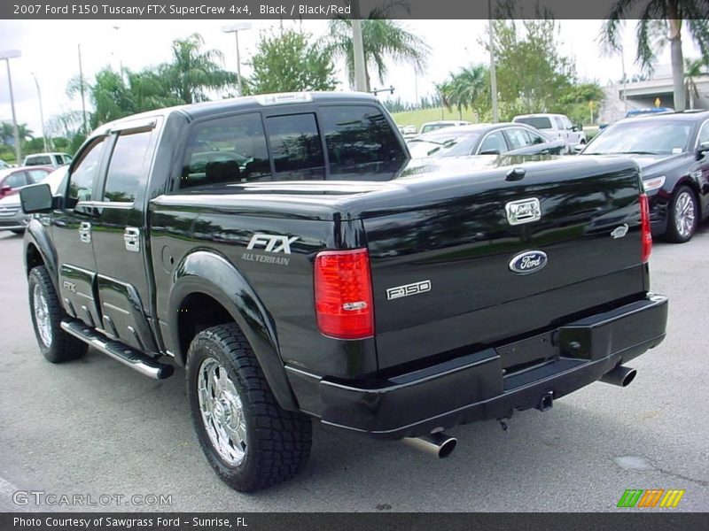 Black / Black/Red 2007 Ford F150 Tuscany FTX SuperCrew 4x4